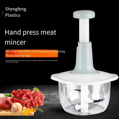 Manual Hand Push Chopper – 2L Multi-Function Kitchen Tool | Flicko Mart