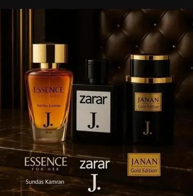 Unisex Perfume Pack of 3 – Janan Zarar Essence J. by GB | 300ml | Flicko Mart