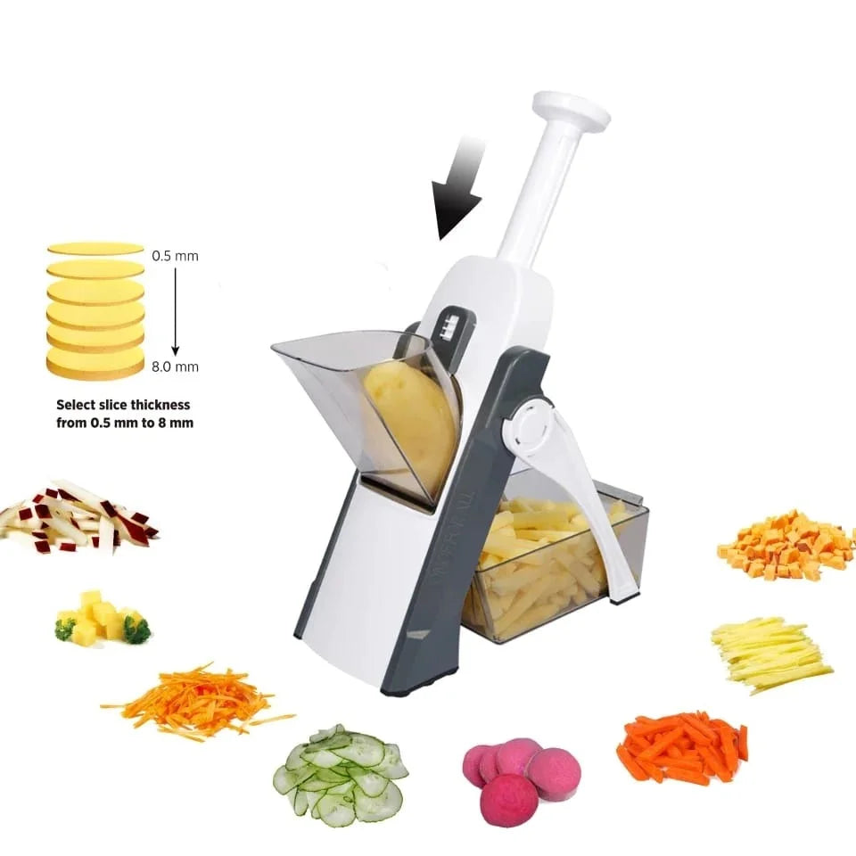 Mandoline Slicer & Adjustable Vegetable Cutter | Flicko Mart