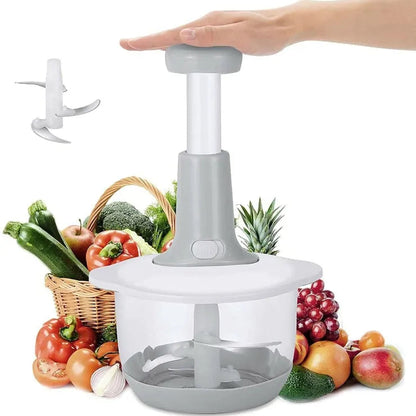 Manual Hand Push Chopper – 2L Multi-Function Kitchen Tool | Flicko Mart