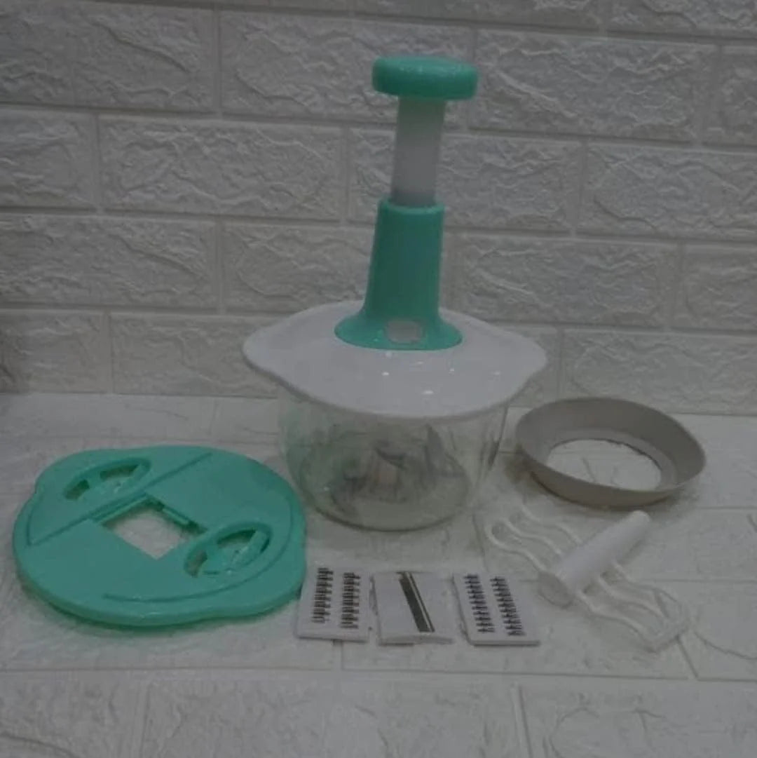 Manual Hand Push Chopper – 2L Multi-Function Kitchen Tool | Flicko Mart