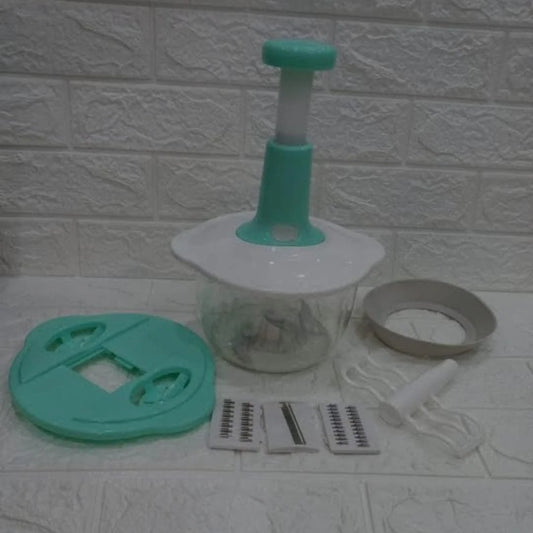 Manual Hand Push Chopper – 2L Multi-Function Kitchen Tool | Flicko Mart