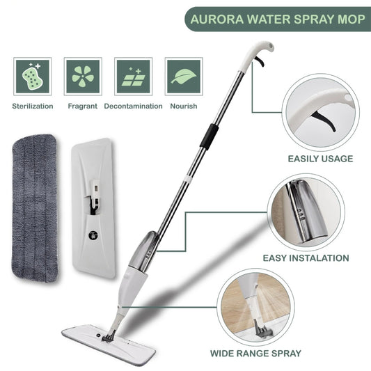 360° Rotating Spray Mop with Refillable Bottle | Dual Fabric – Flicko Mart