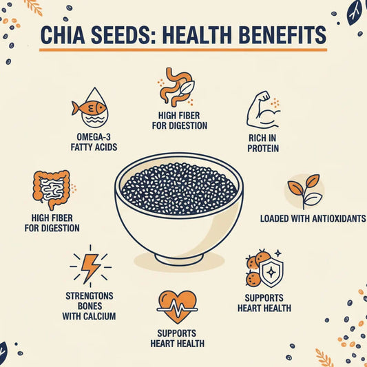 Chia Seeds – Premium Healthy Superfood | The Natural Basket by Flicko Mart