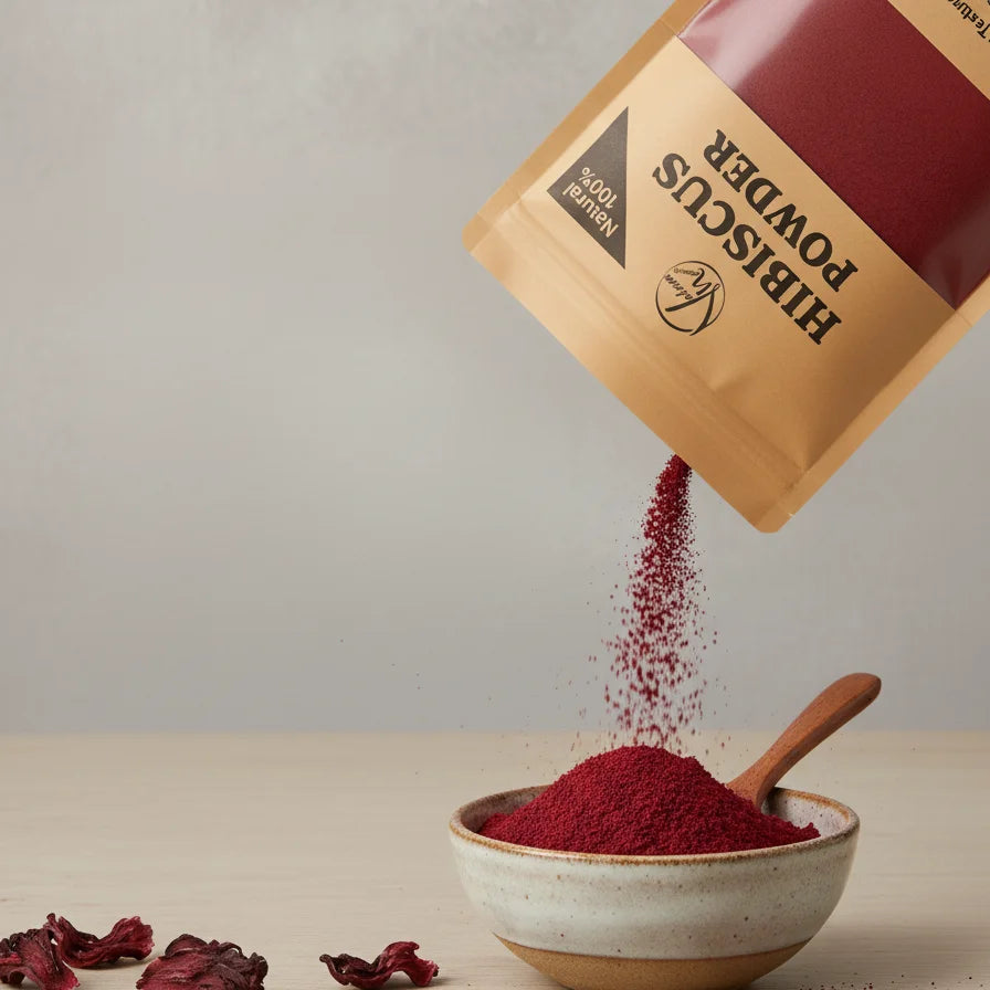 Hibiscus Flower Powder 100g – Skin Glow & Hair Growth | Flicko Mart