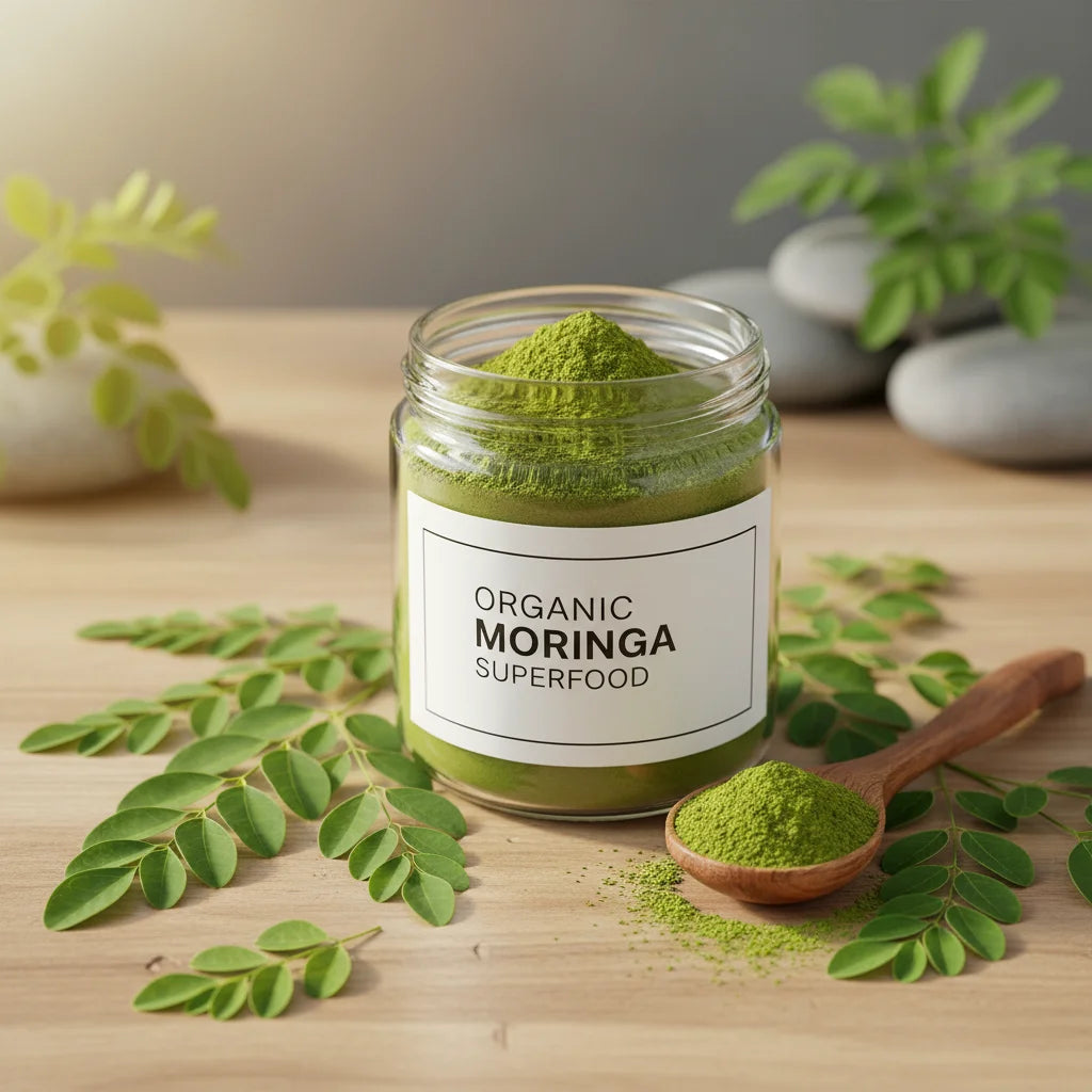 Organic Moringa Leaf Powder – Natural Superfood | Flicko Mart