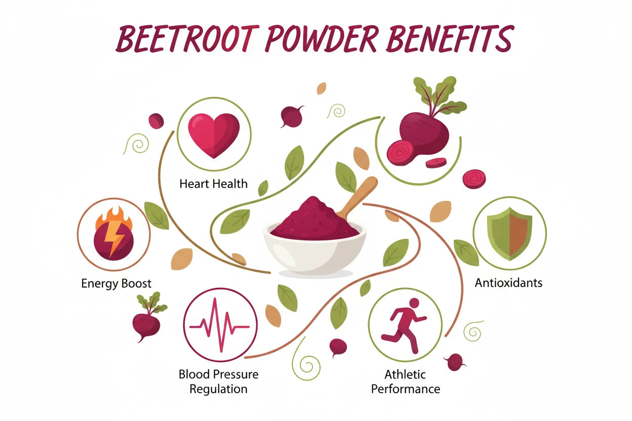 Natural Beetroot Powder 100g – The Natural Basket by Flicko Mart | Organic Superfood Drink Mix